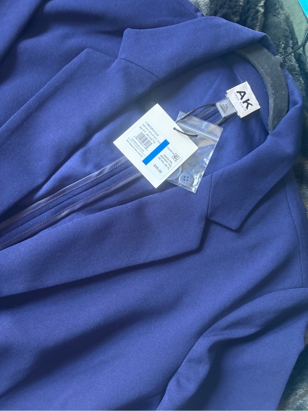 AK Anne Klein Violet Blazer